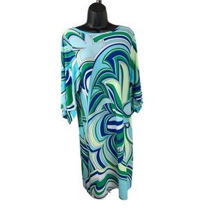 Chicos Dress 36 chest 38 hip 38 long size S beautiful vivid colors